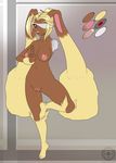  big_breasts breasts female laura_cottonfoot lopunny nintendo pok&eacute;mon pussy solo tanukiarts video_games 