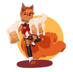  2017 canine clothed clothing fox fur ken_(littlerager) littlerager male mammal multi_tail nintendo pok&eacute;mon red_eyes red_fur simple_background solo underwear video_games vulpix white_background young 