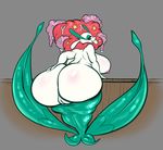  big_breasts big_butt breasts butt clothed clothing female flora_fauna florges goodbadartist huge_breasts huge_butt humanoid looking_at_viewer looking_back nintendo pants_down partially_clothed plant pok&eacute;mon pussy solo video_games voluptuous 