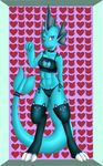  &lt;3 anthro aquatic_dragon badfidhell breasts cat_lingerie cleavage cleavage_cutout clothed clothing dragon female fin freedom_planet_2 keyhole_bra legwear lingerie merga navel panties purple_eyes solo stockings thigh_highs underwear 