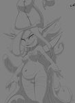  betilla_(rayman) breasts fangs female hi_res imp looking_at_viewer midna monochrome nintendo not_furry pussy rayman_(series) slightly_chubby solo the_legend_of_zelda theboogie thick_thighs twilight_princess video_games wide_hips 