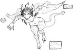  2017 bangs breasts character;syldria cheek_scales claws dewclaw dragon dragonicorn eyebrows feathered_wings feathers female fin fingernails hair harpseal horn invalid_tag jarmenj long_tail longhair looking_at_viewer multiple_horns nails nipples pointy_tail scales toe_claws toes wings 