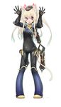  absurdres animal_ears armor cat_ears cat_tail highres kemonomimi_mode long_hair multicolored_hair nova_(warframe) nova_prime_(warframe) patton_(cross-bones-t) solo tail warframe 