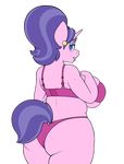  2017 absurd_res alpha_channel anthro anthrofied big_breasts big_butt blue_eyes bra breasts butt cleavage clothed clothing equine friendship_is_magic hi_res horn lipstick makeup mammal my_little_pony panties pearl_(mlp) simple_background solo stunnerpony transparent_background under_boob underwear unicorn 