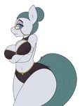 2017 absurd_res alpha_channel anthro anthrofied big_butt blue_eyes bra breasts butt clothing cloudy_quartz_(mlp) eyewear female friendship_is_magic glasses hi_res milk my_little_pony simple_background solo stunnerpony transparent_background underwear wide_hips 