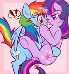  ! cutie_mark digital_media_(artwork) embrace equine female female/female flipside friendship_is_magic horn kissing mammal my_little_pony rainbow_dash_(mlp) twilight_sparkle_(mlp) unicorn wings 