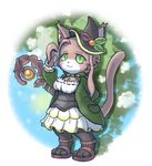  artist_request brown_hair cat cat_busters furry green_eyes 