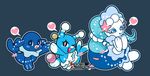  &lt;3 blue_body blush brionne bubble cute feral group hair ink-nowing long_hair looking_at_viewer mammal marine nintendo one_eye_closed pinniped pok&eacute;mon popplio primarina video_games white_skin wink 