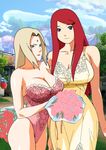  2girls breasts milf naruto tsunade uzumaki_kushina 