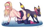  bestiality blush breasts clothed clothing cum cum_on_ground duo eeveelution female feral human human_on_feral interspecies knotting male male/female mammal nintendo nipples nurse-aurora outside partially_clothed pok&eacute;mon pok&eacute;philia raised_tail sex umbreon video_games 