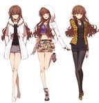  alternate_costume bangs bare_legs black_legwear brown_hair child_gilgamesh child_gilgamesh_(cosplay) coat cosplay costume_chart costume_request crop_top fate/extra fate/extra_ccc fate_(series) full_body gilgamesh gilgamesh_(cosplay) hair_tucking hands_in_pockets high-waist_skirt hood hoodie kishinami_hakuno_(female) legs liusang long_hair looking_at_viewer midriff miniskirt multiple_persona navel open_clothes open_coat open_mouth pantyhose shorts skirt skirt_set standing wavy_hair white_background yellow_eyes 