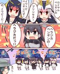  :d animal_ears antlers black_hair blonde_hair blue_eyes blue_hair chibi closed_eyes comic commentary crossed_arms eighth_note emperor_penguin_(kemono_friends) eyebrows_visible_through_hair fur_collar gentoo_penguin_(kemono_friends) hair_between_eyes hair_over_one_eye hat headphones helmet hood hoodie humboldt_penguin_(kemono_friends) jacket kaban_(kemono_friends) kemono_friends leotard long_hair long_sleeves looking_at_another lyrics moose_(kemono_friends) moose_ears multicolored_hair multiple_girls music musical_note odd_one_out open_clothes open_jacket open_mouth oyoneko penguins_performance_project_(kemono_friends) pink_hair pith_helmet red_eyes red_hair rockhopper_penguin_(kemono_friends) royal_penguin_(kemono_friends) short_hair singing skirt smile stage standing sweat sweater sweating_profusely translated triangle_mouth tsurime two-tone_hair white_hair 