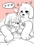  &lt;3 anthro asriel_dreemurr blush caprine chara_(undertale) child crossgender cub cunnilingus cute female fur goat human human_on_anthro interspecies male male/female mammal nude oral semi sex undertale vaginal video_games white_fur young 