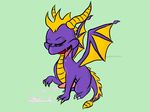  aroused cum cumshot dragon drooling ejaculation eyes_closed male orgasm penis saliva sirbengames spyro spyro_the_dragon video_games wings 