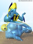  3d_(artwork) cyber_dragon dickgirl digital_media_(artwork) dragon idsaybucketsofart inflatable intersex leviathan-29 machine robot scalie water 