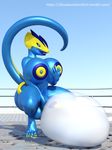  3d_(artwork) cyber_dragon dickgirl digital_media_(artwork) dragon idsaybucketsofart inflatable intersex leviathan-29 machine robot scalie 