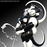  3d_(artwork) cyber_dragon dickgirl digital_media_(artwork) dragon foot_fetish footjob gemini_twins idsaybucketsofart inflatable intersex machine robot scalie sex standing 