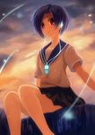  bad_id bad_pixiv_id digital_media_player highres kobayakawa_rinko love_plus red_eyes school_uniform short_hair solo to_aru_awl 