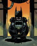  1boy absolute_batman absolute_dc back_spikes bat_mask batman batman_(absolute_dc) batman_(series) batman_symbol belt bodysuit dc_comics grey_bodysuit highres lego_batman:_legacy_of_the_dark_knight male_focus multicolored_suit route345art solo superhero_costume taut_bodysuit taut_clothes the_lego_group two-tone_suit utility_belt 