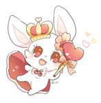  artist_request crown furry jewelpet rabbit red_eyes ruby_(jewelpet) 