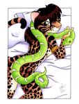  2007 anthro feline female mammal michele_light reptile scalie snake 