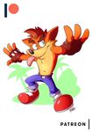  2017 anthro bandicoot crash_bandicoot crash_bandicoot_(series) male mammal marsupial ryousakai solo video_games 