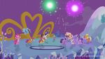  2017 absurd_res apple_bloom_(mlp) applejack_(mlp) blonde_hair blue_eyes cloud cutie_mark cutie_mark_crusaders_(mlp) dragon earth_pony equine feathered_wings feathers female feral fireworks fluttershy_(mlp) friendship_is_magic green_eyes group hair hair_bow hair_ribbon hat hi_res horn horse landscape long_hair male mammal multicolored_hair my_little_pony night outside pegasus pink_hair pinkie_pie_(mlp) pony purple_eyes purple_hair rainbow_dash_(mlp) rainbow_hair rarity_(mlp) red_hair ribbons scalie scootaloo_(mlp) shutterflyeqd sky smile spike_(mlp) starlight_glimmer_(mlp) sweetie_belle_(mlp) twilight_sparkle_(mlp) two_tone_hair unicorn winged_unicorn wings young 
