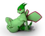  anthro bald ball_grab balls claws dragon erection flygon foot_fetish footjob green_skin horn looking_down male masturbation navel nintendo nude open_mouth pecs penis pok&eacute;mon sex seyrmo sharp_claws simple_background sitting slightly_chubby solo toe_claws tongue uncut video_games white_background wings 