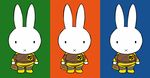  animal_ears bunny_ears iesupa miffy miffy_(character) multicolored multicolored_background rwby velvet_scarlatina 
