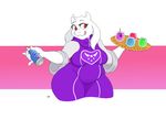  2017 anthro big_breasts breasts caprine female goat joey-darkmeat mammal mature_female slightly_chubby smile solo toriel undertale video_games 