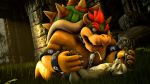  3d_(artwork) anthro anthrofied balls big_pecs bowser canid canine canis claws cum cum_on_chest digital_media_(artwork) domination fangs forest fox_whisper85 fur grass hi_res larger_male looking_pleasured male male/male mammal mario_bros muscular muscular_male nintendo nipples on_top orgasm pecjob pecs penis red_fur scalie sex shell size_difference smaller_male source_filmmaker star_fox sweat tree video_games wolf wolf_o&#039;donnell 