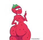  anthro breasts butt drupe food fruit ok_k.o.!_let&#039;s_be_heoes pussy strawberry witchityman 