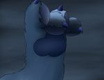  2017 4_toes canine claws cloufy digital_media_(artwork) fan_character feet fur hair hi_res male mammal pawpads paws simple_background toe_claws toes wolf 