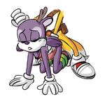 2_tails all_fours antlers eyelashes female fur horn male miles_prower multi_tail reindeer_girl_(sonic) sonic_(series) sonic_boom tagme therollingwestern 