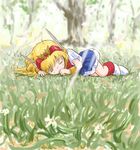  akazukin_chacha chacha cosplay magical_princess meadow sleeping takatani 