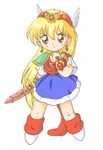  akazukin_chacha chacha cosplay magical_princess shield sword takatani 