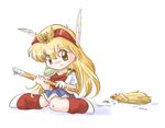  akazukin_chacha broom chacha cosplay magical_princess sitting takatani 