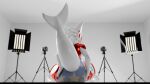 16:9 3d_(artwork) 4k absurd_res anthro big_diaper bodily_fluids clean_diaper clothed clothing diaper diaper_fetish digital_media_(artwork) feces fur genital_fluids groping_diaper hand_on_diaper hi_res machine male night photo_shoot protogen shark_tail soiled_diaper soiling solo studio_lights tail touching_diaper unclean_diaper urine used_diaper wearing_diaper wet_diaper wetting white_body white_fur widescreen xela_strawberry