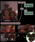 2026 age_difference andy_(dewkei) anthro anthro_on_anthro anus arm_around_shoulders backsack balls big_balls big_butt big_penis black_border bodily_fluids border bulge butt canid canine canis clothed clothed/nude clothing comic cuddling dewkei dialogue domestic_dog drooling duo english_text erection father_(lore) father_and_child_(lore) father_and_son_(lore) foreskin frown fur furniture genitals glans heart_eyes heart_symbol hi_res humanoid_genitalia humanoid_penis imminent_sex incest_(lore) inside interrobang male male/male male_virgin mammal mastiff mature_anthro mature_male molosser multiple_scenes muscular muscular_anthro muscular_male nude on_sofa parent_(lore) parent_and_child_(lore) parent_and_son_(lore) penis perineum presenting presenting_hindquarters richard_(dewkei) rottweiler saggy_balls saliva sequential_arrow sitting size_difference smile sofa son_(lore) stated_age stated_incest stated_virginity text topless topless_anthro topless_male tuft underwear underwear_only undressing uneven_balls unretracted_foreskin url virgin