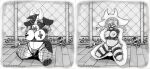 anthro arms_tied bdsm big_breasts bird_dog black_and_white bondage bound bovid breasts brimstone_sign bulge canid canine canis caprine chastity_cage chastity_device clothing detailed_background digital_drawing_(artwork) digital_media_(artwork) domestic_dog fishnet_clothing fleshlight_gag frogtied front_view gag goat goat_plush gynomorph halftone hi_res horn hunting_dog icon inside internal intersex labrador legs_tied lips mammal masterzoroark666 monochrome penetrable_sex_toy piercing plush_bondage plushie plushsuit restraints retriever ring_gag sex_toy sign solo straitjacket sulfur_sign thick_lips trans_(lore)