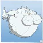 1:1 air_inflation anthro belly belly_inflation big_belly big_breasts blue_eyes boxibloon breast_expansion breasts claws dragon expansion female fire_inflation fur generation_5_pokemon hair hi_res huge_belly huge_breasts hyper hyper_belly hyper_breasts immobile inflation legendary_pokemon mythological_creature mythological_scalie mythology nintendo pokemon pokemon_(species) pokemon_move reshiram scalie solo sunken_limbs tail tuft white_body white_fur white_hair