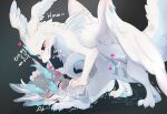 2026 2_horns abdominal_bulge absurd_res black_background blue_body blue_claws blue_countershading blue_highlights blue_horn blush bodily_fluids claws closed_smile countershading digital_drawing_(artwork) digital_media_(artwork) dragon duo ear_nibble english_text female female_feral female_on_bottom female_penetrated feral feral_on_feral feral_penetrated feral_penetrating feral_penetrating_feral fin fur genital_fluids grey_body grey_fur grey_hair hair half-closed_eyes head_wings heart_symbol hearts_around_head hi_res highlights_(coloring) horn intraspecies lunargent male male/female male_feral male_on_feral male_on_top male_penetrating male_penetrating_female moan monotone_hair mouth_closed multicolored_body multicolored_fur mythological_creature mythological_scalie mythology narrowed_eyes obscured_penetration on_bottom on_top one_eye_closed onomatopoeia penetration pinned pinned_to_ground purple_eyes quadruped scalie sex shaded shaking short_hair side_view simple_background smile soft_shading sound_effects straight_hair text toe_claws tremble_spikes trembling two_tone_body two_tone_fur unusual_wing_placement vaginal_fluids white_body white_countershading white_fur winged_dragon wingless_dragon wings