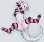 absurd_res animal_genitalia animal_vulva anus artist_name bodily_fluids canine_genitalia canine_vulva clothed clothed_feral clothing colored dewclaw digital_media_(artwork) dinosaur domestic_cat facial_piercing fangs felid feline felis female female_feral feral footwear fur genital_fluids genitals hi_res humanoid_genitalia humanoid_genitalia_on_feral humanoid_vulva humanoid_vulva_on_feral hybrid legwear looking_at_viewer lying mammal multi_nipple nipples nose_piercing nose_ring on_back one_eye_closed pattern_clothing pattern_legwear pattern_stockings pawpads piercing prehistoric_species presenting_belly puffy_anus reptile ring_piercing scalie septum_piercing septum_ring shaded socks solo spread_legs spreading stirrup_legwear stirrup_stockings stockings striped_clothing striped_legwear striped_stockings stripes tama_(tametama) tametama teeth text vaginal_fluids vulva white_body white_fur