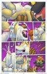 anal anal_penetration anthro balls comic doost emboar erection generation_1_pokemon generation_5_pokemon genitals glans group hi_res male male/male nintendo penetration penile penile_penetration penis penis_in_ass pokemon pokemon_(species) rhydon sandslash text url