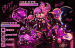 abdl absurd_res anthro clothed clothing cursed_collar debuff diaper dragon dungeon duo game_ui gameplay_mechanics glistening glistening_body gui health_bar hi_res hypno_visor hypnosis jettrax kobold latex latexm4n liquid_latex mid_transformation mind_control mythological_creature mythological_scalie mythology nora_(stove2) paws scalie transformation wearing_diaper
