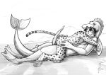 2019 absurd_res anthro anthro_on_anthro aquatic balls barely_visible_balls barely_visible_genitalia butt cetacean cheetah dated dolphin duo eyes_closed facial_spots felid feline fur genitals hi_res hufnaar kyyanno lying male male/male mammal markings monochrome mouth_closed nude on_back on_top outside partially_submerged pawpads penis side_view spots spotted_arms spotted_body spotted_face spotted_fur spotted_legs spotted_markings spotted_tail tail tail_markings tapering_penis toothed_whale