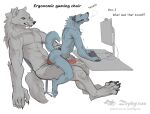 2025 abdominal_bulge anal anal_orgasm anal_penetration animal_genitalia animal_penis anthro anthro_on_anthro anthro_penetrated anthro_penetrating anthro_penetrating_anthro bodily_fluids breath canid canine canine_genitalia canine_penis canis chair claws computer_keyboard computer_mouse cum cum_while_penetrated cumshot dialogue digital_media_(artwork) duo ejaculation electronics english_text erection fur furniture gaming gaming_while_penetrated genital_fluids genitals hands-free headgear headgear_only headphones headset larger_male looking_pleasured male male/male male_anthro male_penetrated male_penetrating male_penetrating_male mammal mythological_canine mythological_creature mythology nude nude_male on_chair open_mouth orgasm penetration penile penile_penetration penis penis_in_ass sex sitting sitting_on_chair size_difference smaller_male smaller_penetrated tail teeth text url werecanid werecanine werecreature werewolf wolf zephyxus