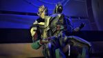  alien comparing dickgirl dickgirl/male duo embrace erection from_behind_position geth humanoid humanoid_penis intersex intersex/male interspecies leg_grab machine male mass_effect on_lap penis precum robot rtsfm sex size_difference turian vetra_nyx video_games 