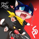 1:1 2026 3_toes 4_fingers 5_fingers absurd_res anal anal_orgasm anal_penetration anthro anthro_penetrated atlus ball_size_difference balls belt biped black_balls black_body black_fur black_skin black_tail blue_eyes blue_mask blush blush_lines bodily_fluids cum cum_in_ass cum_inside cum_while_penetrated cumshot digital_drawing_(artwork) digital_media_(artwork) dipstick_tail domestic_cat drooling duo ejaculation erection faceless_character faceless_human faceless_male fangs feet felid feline felis fingers from_behind_position fur genital_fluids genitals glistening glistening_eyes glistening_genitalia glistening_penis gloves_(marking) hands-free heart_pupils heart_symbol hi_res hindpaw holding_partner human human_on_anthro human_penetrating human_penetrating_anthro human_penetrating_male inner_ear_fluff interspecies japanese_text kerchief larger_human larger_male leg_markings looking_pleasured male male/male male_anthro male_human male_on_anthro male_on_human male_penetrated male_penetrating male_penetrating_anthro male_penetrating_male mammal markings mask megami_tensei morgana_(persona) mostly_nude mostly_nude_anthro mostly_nude_male multicolored_body multicolored_fur multicolored_tail namoke navel neckerchief neckwear nude nude_human nude_male open_mouth orgasm pawpads paws penetration penile penile_penetration penis penis_in_ass persona_(series) persona_5 pink_pawpads pink_penis pointy_ears prick_ears red_background saliva saliva_string sega sex signature simple_background size_difference smaller_anthro smaller_male socks_(marking) solo_focus standing standing_sex sweat tail tail_markings tapering_penis tears teeth text toes tongue tongue_out translated tuft tuxedo_cat two_tone_body two_tone_fur vein veiny_penis wearing_mask white_body white_fur white_inner_ear_fluff white_tail white_tail_tip yellow_kerchief yellow_neckerchief
