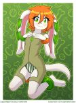 3_toes anklet anthro barefoot basset_hound blush bracelet breasts canid canine canis clothed clothing domestic_dog feet female floppy_ears freedom_planet fur galaxytrail green_eyes hair hi_res hunting_dog jewelry leotard long_ears mammal milla_basset orange_hair paws plantigrade scent_hound short_hair small_breasts solo tan_body tan_fur toes white_body white_fur willfurr